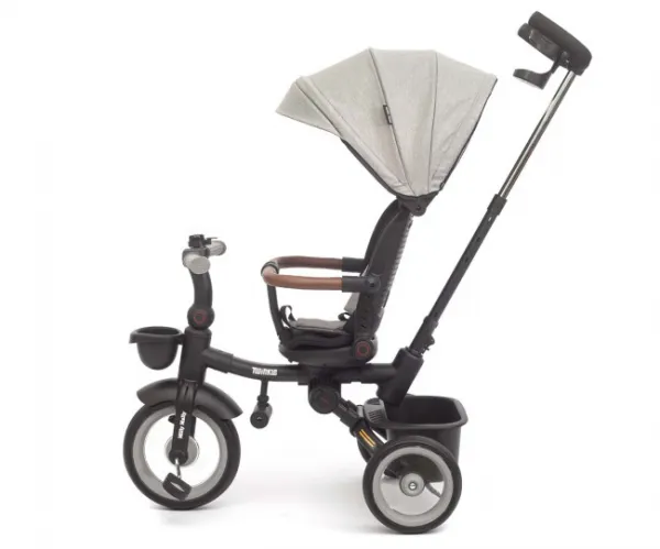Luxusná detská trojkolka s osvetlením Milly Mally Twinkle grey