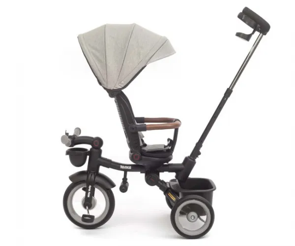 Luxusná detská trojkolka s osvetlením Milly Mally Twinkle grey