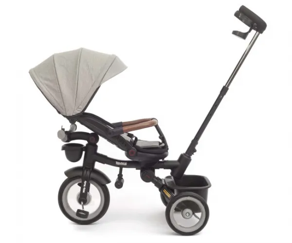 Luxusná detská trojkolka s osvetlením Milly Mally Twinkle grey