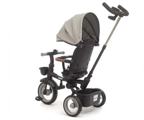 Luxusná detská trojkolka s osvetlením Milly Mally Twinkle grey