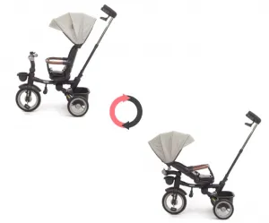 Luxusná detská trojkolka s osvetlením Milly Mally Twinkle grey