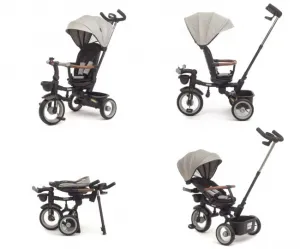 Luxusná detská trojkolka s osvetlením Milly Mally Twinkle grey