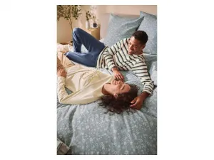 esmara Men Pánske pyžamo (pruhy/biela/námornícka modrá, XL (56/58))