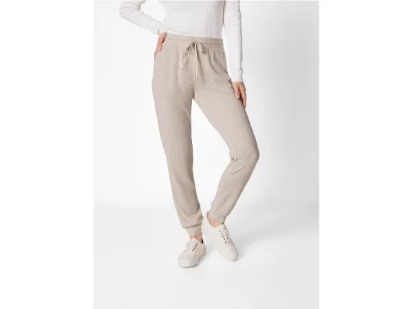esmara® Dámske tepláky (béžová, S (36/38))