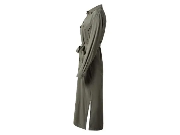 esmara® Dámske košeľové šaty (kaki, 34)