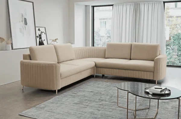ArtLas Sedacia súprava LAREN | pravá Farba: Castel 80