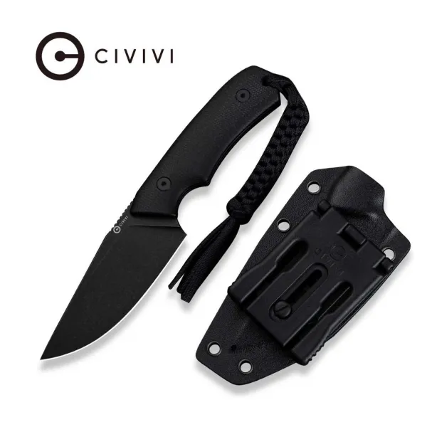 Civivi Gander C24058B-2 14C28N Black Canvas Micarta