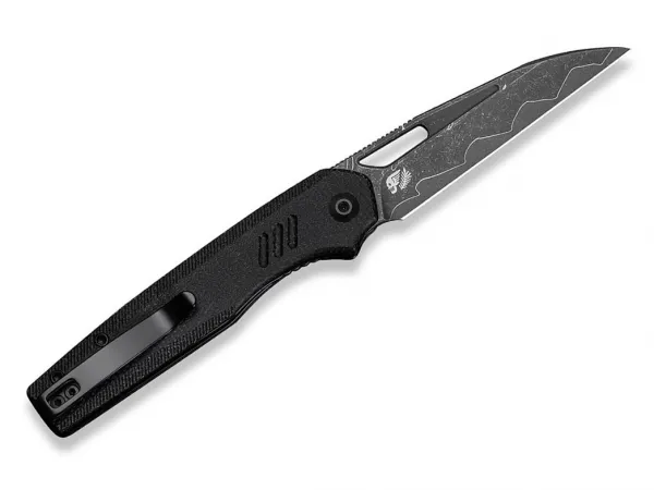 Civivi Guile C24062B-DS1 Damascus Black Canvas Micarta