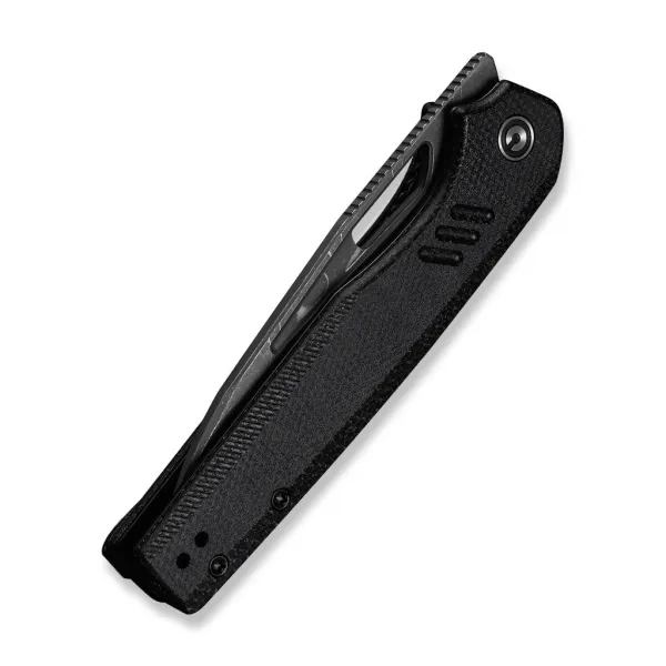 Civivi Guile C24062B-DS1 Damascus Black Canvas Micarta