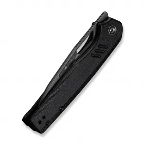 Civivi Guile C24062B-DS1 Damascus Black Canvas Micarta