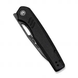 Civivi Guile C24062B-DS1 Damascus Black Canvas Micarta