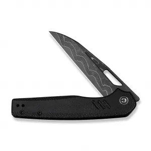Civivi Guile C24062B-DS1 Damascus Black Canvas Micarta