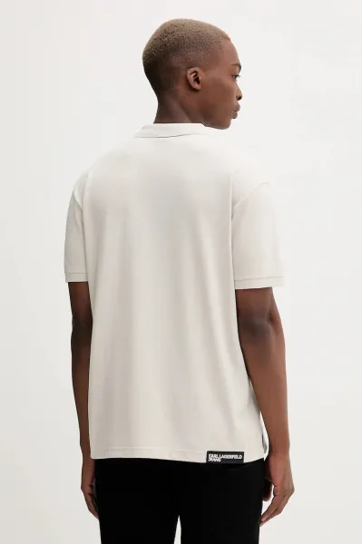 Karl Lagerfeld Jeans polo tričko pánske bavlnené