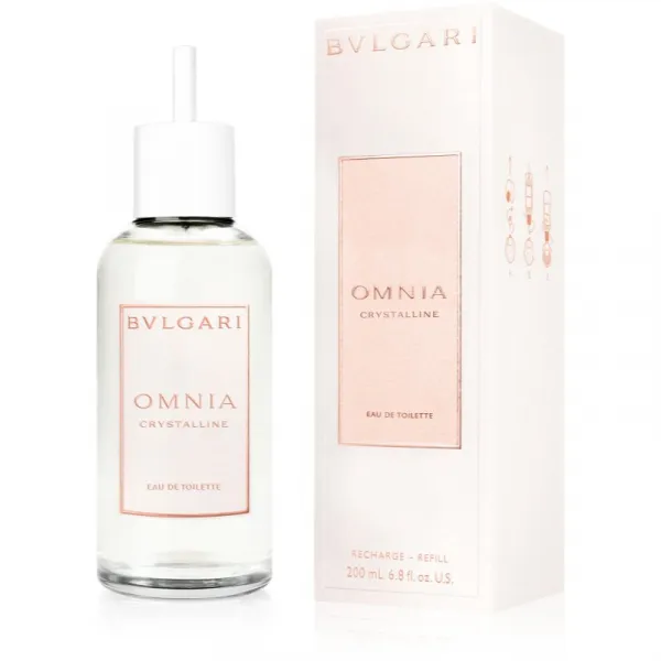 BVLGARI Omnia Crystalline toaletná voda náhradná náplň pre ženy 200 ml