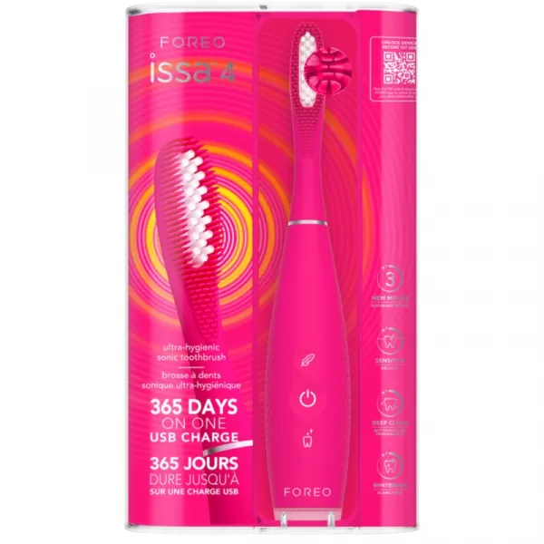 FOREO ISSA™ 4 elektrická zubná kefka Fuchsia 1 ks