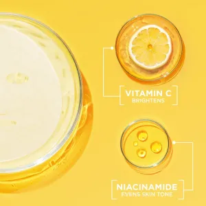 Garnier Textil Masks Brightening Pack rozjasňujúca plátienková maska s vitamínom C