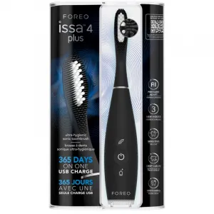 FOREO ISSA™ 4 Plus elektrická zubná kefka Black 1 ks