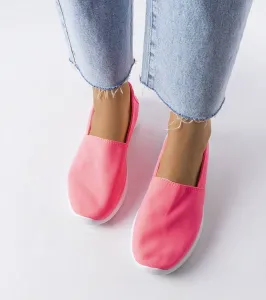 Gemre Ružové slip-on tenisky Winding