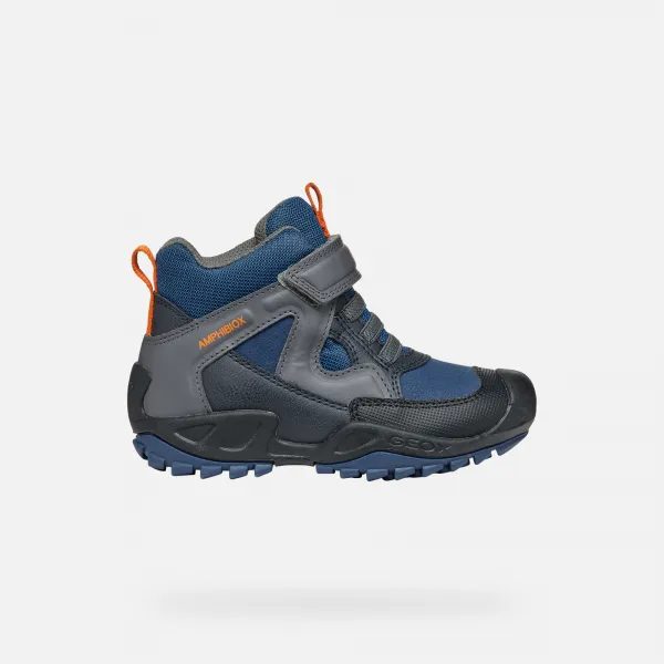 Blue boys' ankle shoes Geox Nesavage A - Boys