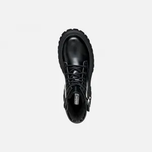 Black Girls Ankle Boots Geox Maquinnens - Girls