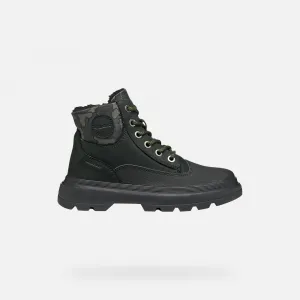Black Boys' Ankle Boots Geox Kiddartah WPF - Boys