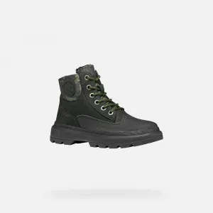 Black Boys' Ankle Boots Geox Kiddartah WPF - Boys