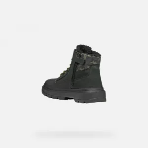Black Boys' Ankle Boots Geox Kiddartah WPF - Boys