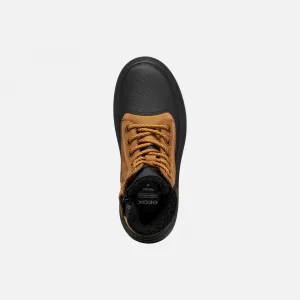 Light Brown Boys' Ankle Boots Geox Kiddartah WPF - Boys