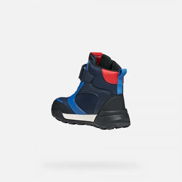 Geox Trekkyup ABX Boys' Navy Blue Ankle Boots - Boys
