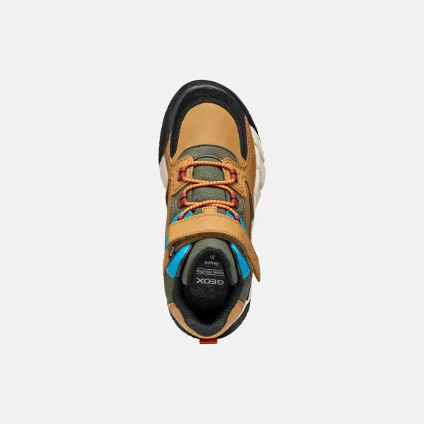 Light Brown Boys' Ankle Boots Geox Flexyper PRO - Boys
