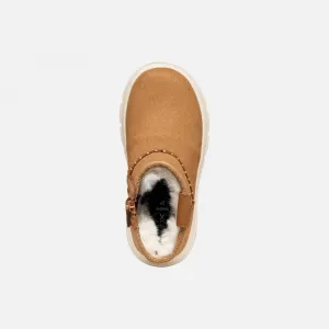 Light Brown Girls Ankle Boots Geox Willaboom - Girls