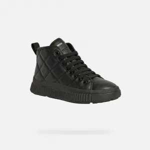 Black Girls Ankle Boots Geox Laquinny Girl - Girls