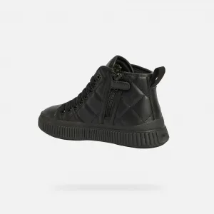 Black Girls Ankle Boots Geox Laquinny Girl - Girls