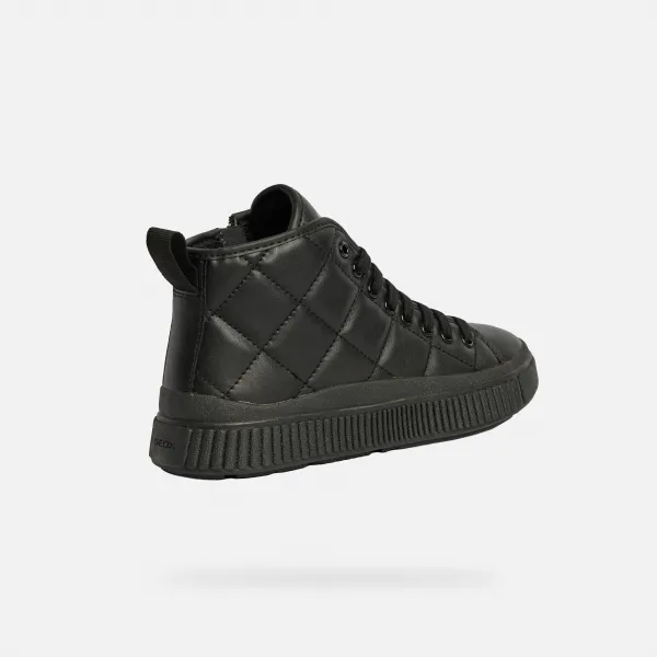 Black Girls Ankle Boots Geox Laquinny Girl - Girls