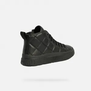 Black Girls Ankle Boots Geox Laquinny Girl - Girls