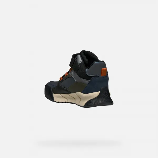 Geox Flexyper Pro Boy B Boys' Dark Blue Ankle Boots - Boys