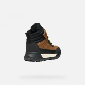 Black Boys' Ankle Boots Geox Trekkyup Boy B ABX - Boys