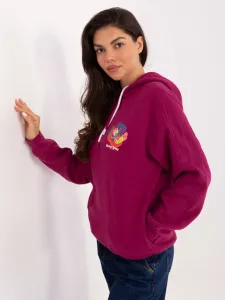 Sweatshirt-D10600BK02784A-fuchsia