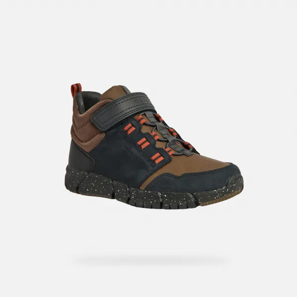 Black Boys' Ankle Boots Geox Flexyper Boy B ABX - Boys