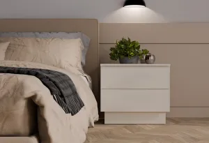 TP Living Nočný stolík Amber 55 cm kašmírový