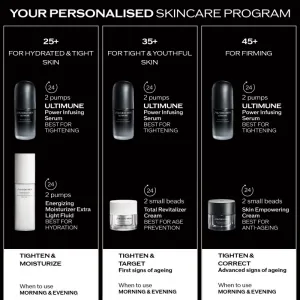 Shiseido Men Ultimune Power Infusing Serum koncentrované sérum proti príznakom starnutia pleti pre mužov 50 ml