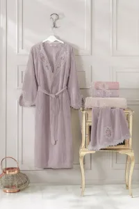 Soft Cotton Dámsky elegantný župan DESTAN v darčekovom balení