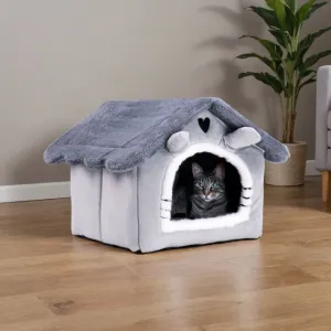 Domček pre mačku JASPER sivý