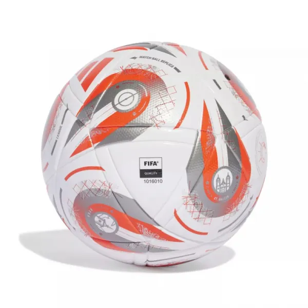 Futbalová lopta ADIDAS W EURO25 LGE F WHITE SILVMT LUCLEM