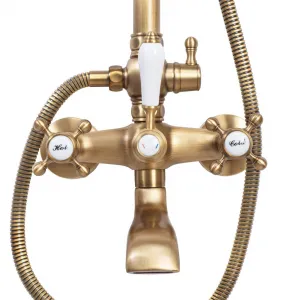 REA REA - Sprchový set BERGAMO antique bronze REA-P5002