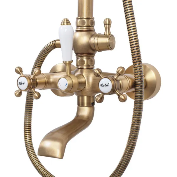 REA REA - Sprchový set BERGAMO antique bronze REA-P5002