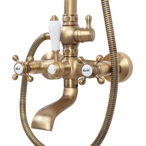 REA REA - Sprchový set BERGAMO antique bronze REA-P5002