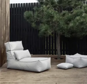 Puf, kolekcia STAY | V 32 cm, Š 60 cm, H 60 cm - Uhlie - Blomus