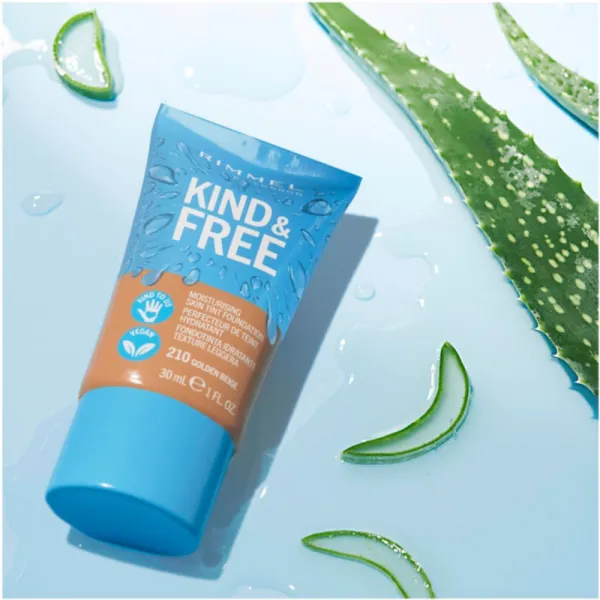 Rimmel Kind & Free Moisturising Skin Tint ľahký hydratačný make-up odtieň 510 Cinnamon 30 ml