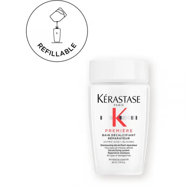 Kérastase Première Bain Décalcifiant Réparateur šampónový kúpeľ pre poškodené vlasy 80 ml
